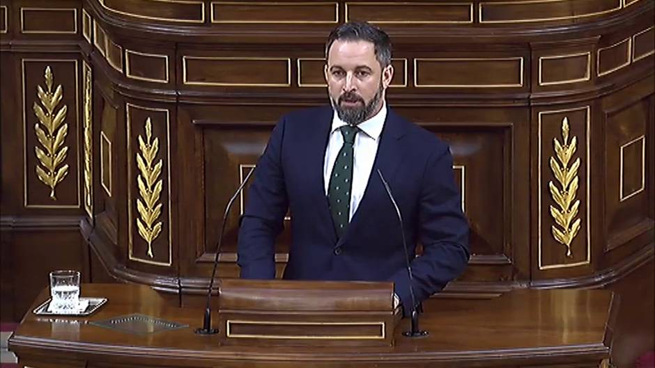 Abascal: "Nunca apoyaremos a la marioneta que ustedes quieren colocar al frente del Gobierno"