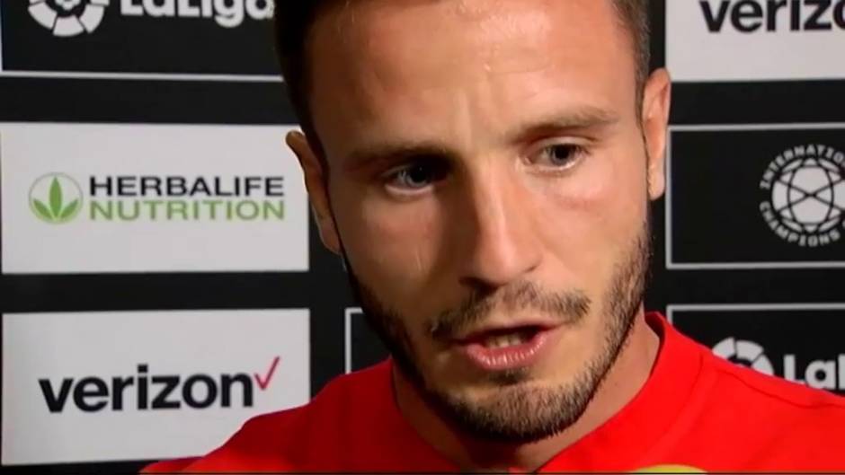 Saúl Ñíguez: "Nos pone contentos ver reflejado en el campo el trabajo"