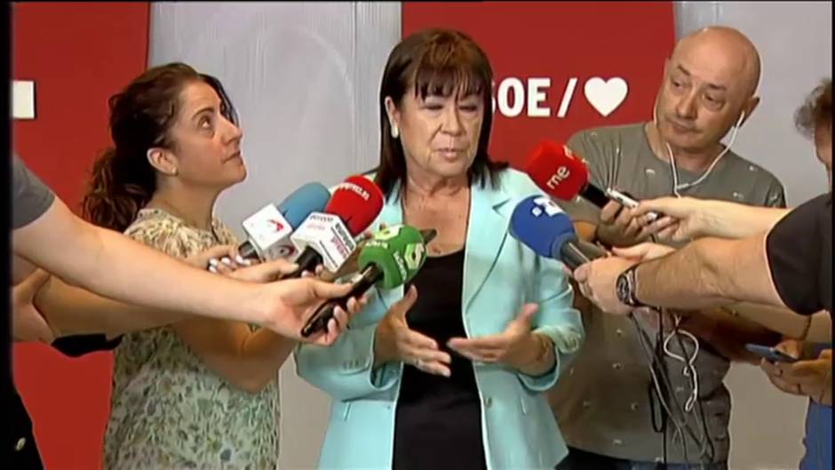 Cristina Narbona señala que una coalición con Unidas Podemos "ya no está sobre la mesa"