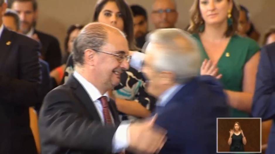 Javier Lambán toma posesión como presidente de Aragón