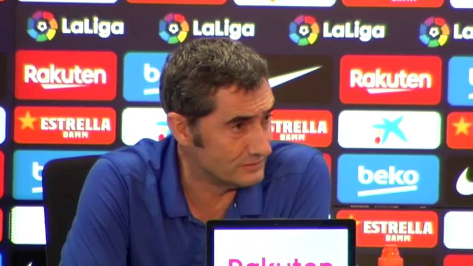 Valverde sobre el fichaje de Neymar: "Es del PSG y ya veremos qué es lo que ocurre"