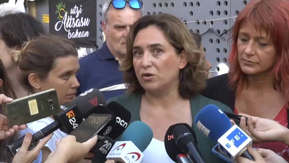 Colau sobre la violencia en Barcelona: "No creemos que esto vaya a ser una tendencia ni algo que se vaya a cronificar"