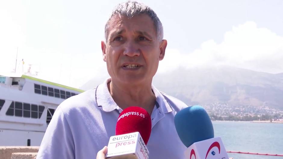 El ferri Pinar del Río está encallado en Denia desde el pasado viernes