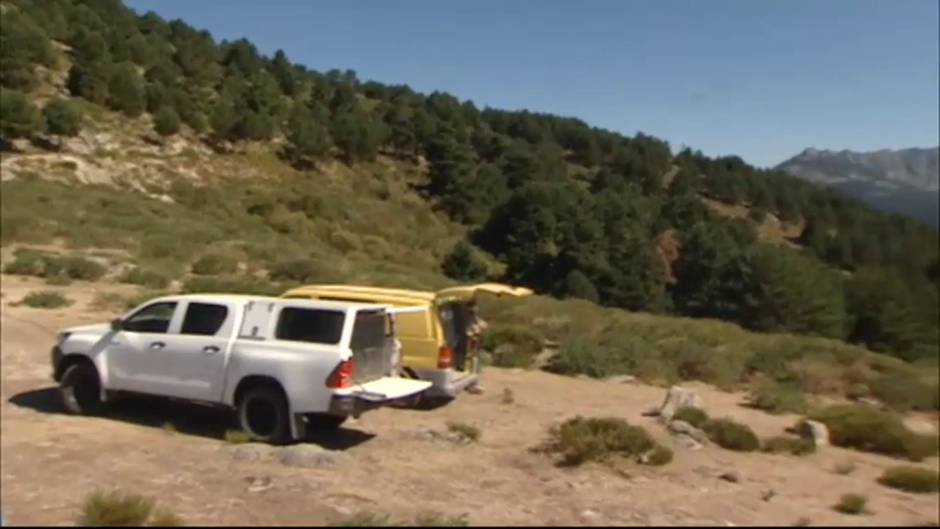 La zona de montaña donde ha sido encontrado el cuerpo de Blanca es un lugar despejado que presenta un fuerte desnivel