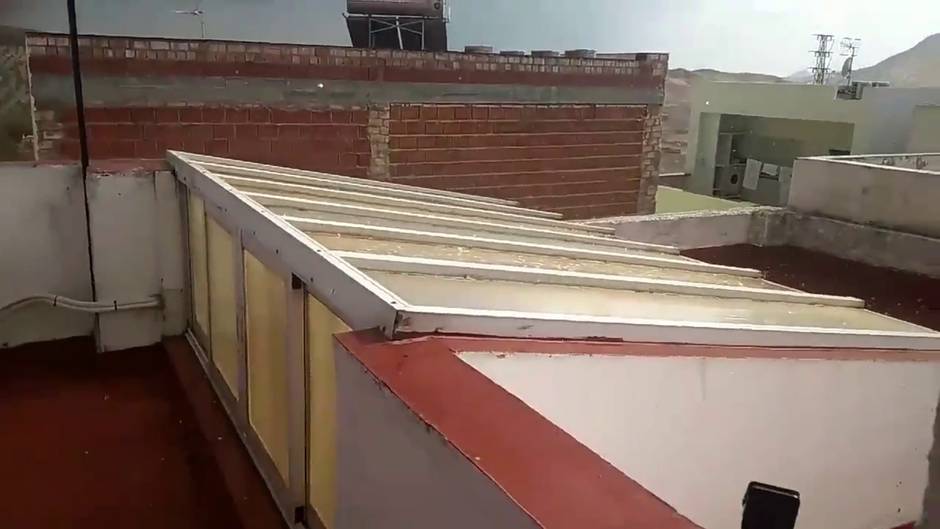 Granizo en Morón de la Frontera