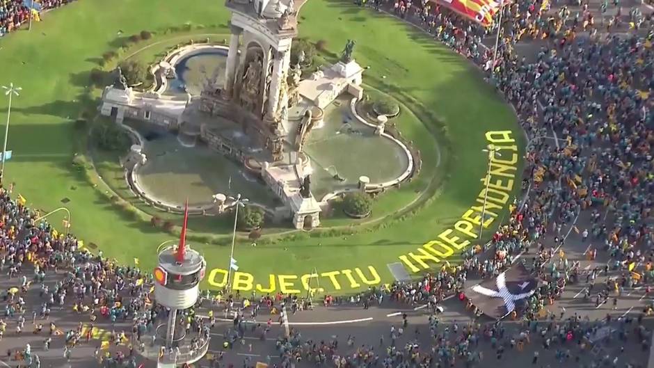 La Guardia Urbana cifra en unos 600.000 los asistentes a la Diada