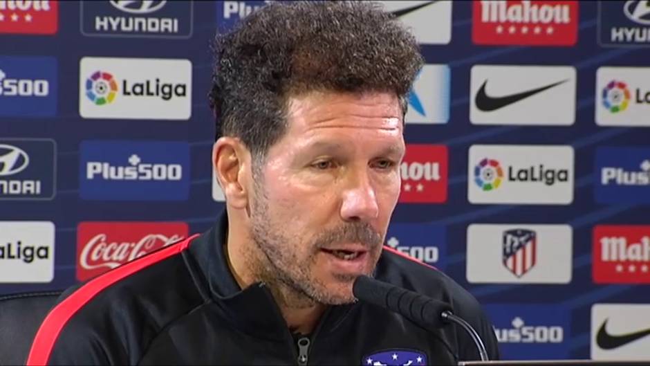 Simeone, confiado en su plantilla: "Ni falta, ni sobra nada"
