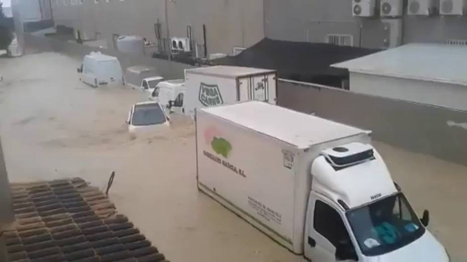 La gota fría inunda Orihuela