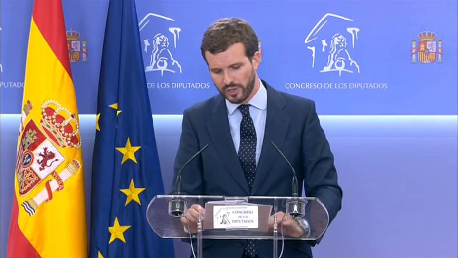 Casado: "Espero que si Sánchez nos aboca a elecciones no le salga gratis"