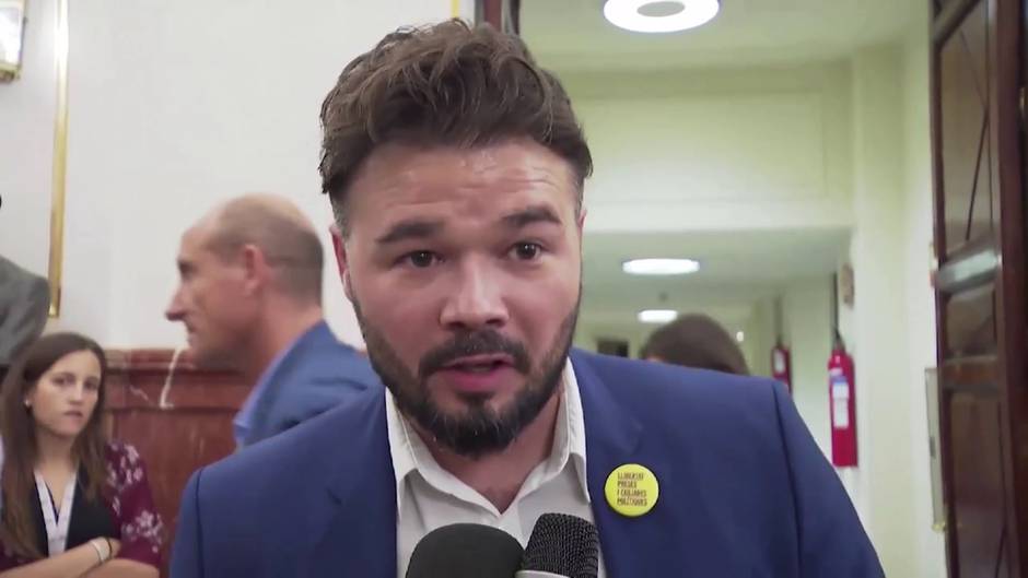 Rufián asegura que Sánchez es "un incompetente" o "un irresponsable"