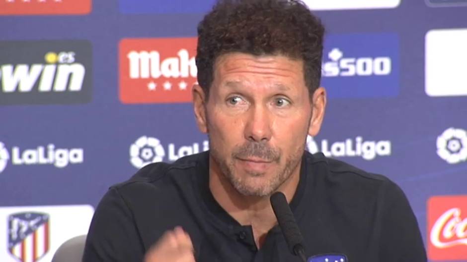 Simeone: "Lo que yo busco es equilibrio, que corran diez, no que corran siete"