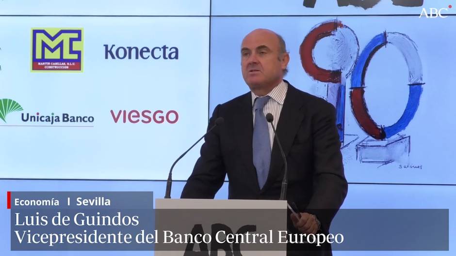 El vicepresidente del Banco Central Europeo, Luis de Guindos, descarta una crisis económica en España