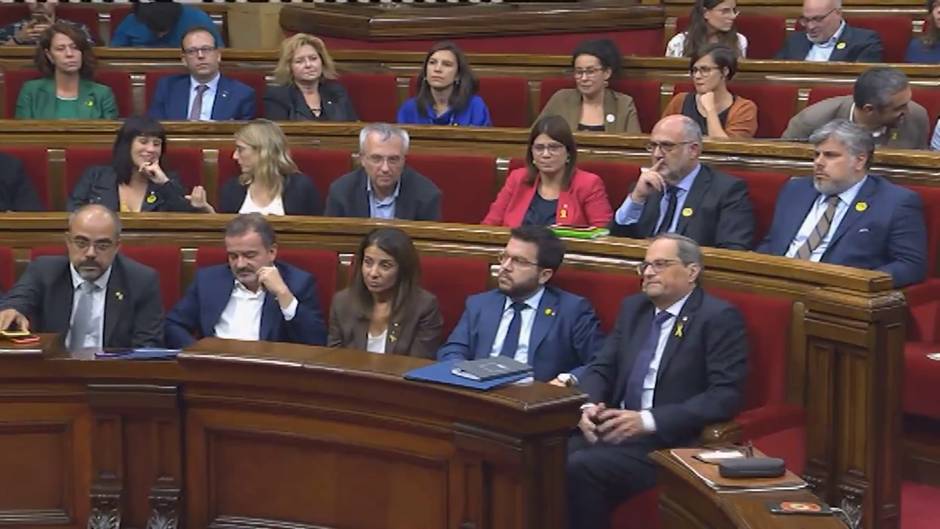 El Parlament rechaza la moción de censura contra Torra