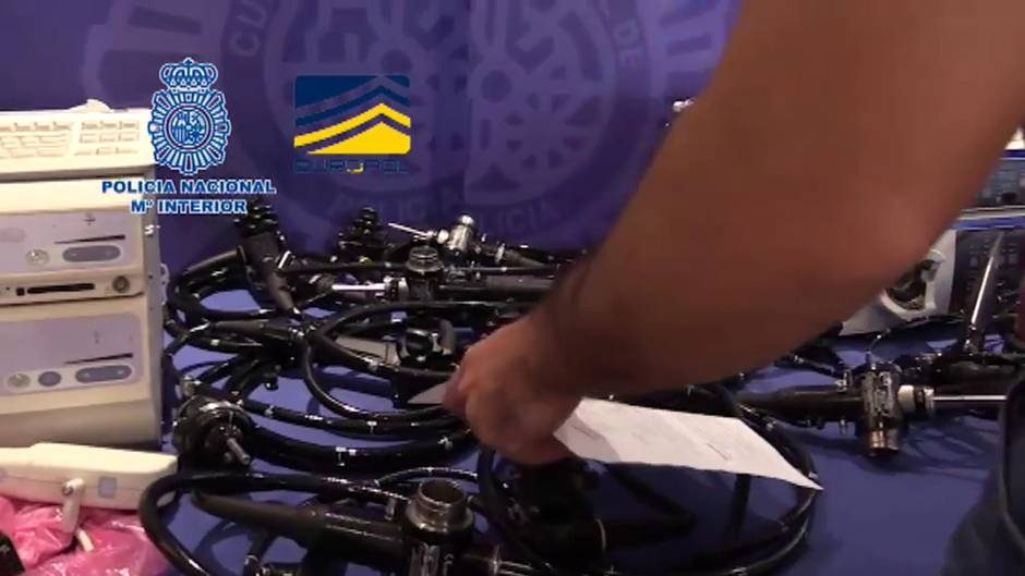 La Policía detiene en Madrid a los tres presuntos autores del robo de material médico