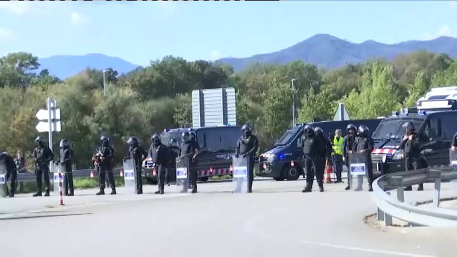 Protestas y cortes de tráfico tras la sentencia del procés en Cataluña