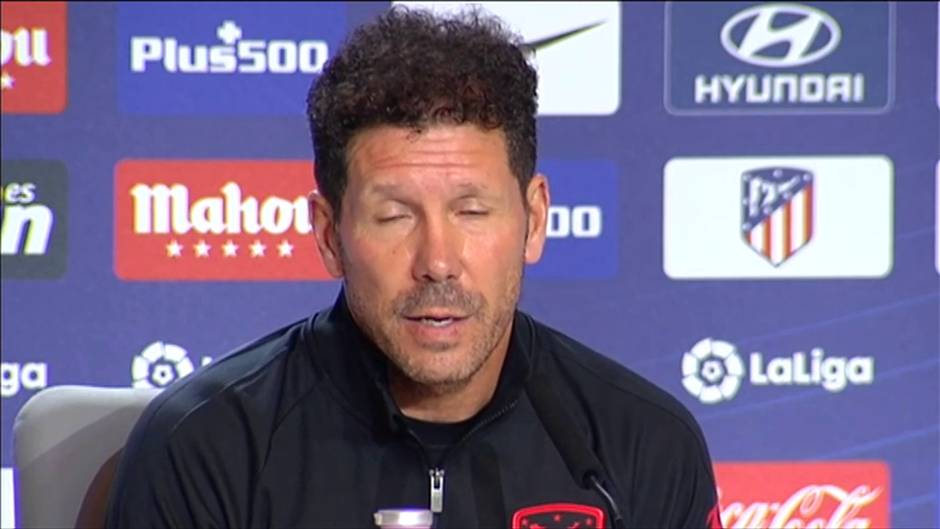 Simeone se muestra preocupado con Cataluña: "El Clásico creo que es secundario"