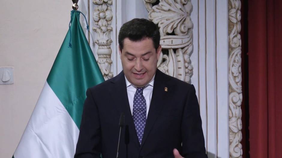 Moreno muestra apoyo a la labor de la Policía en Cataluña