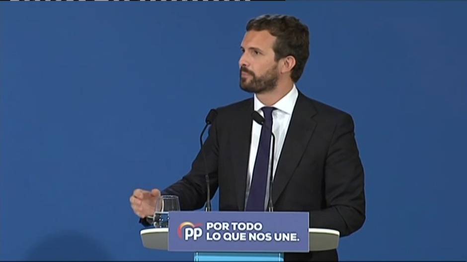 Casado reclama a Sánchez que traslade a los presos del procés fuera de Cataluña