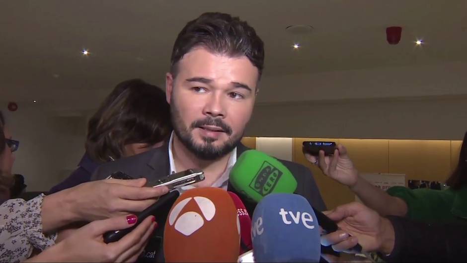 Rufián asegura que queda "mucho recorrido" tras la exhumación de Franco