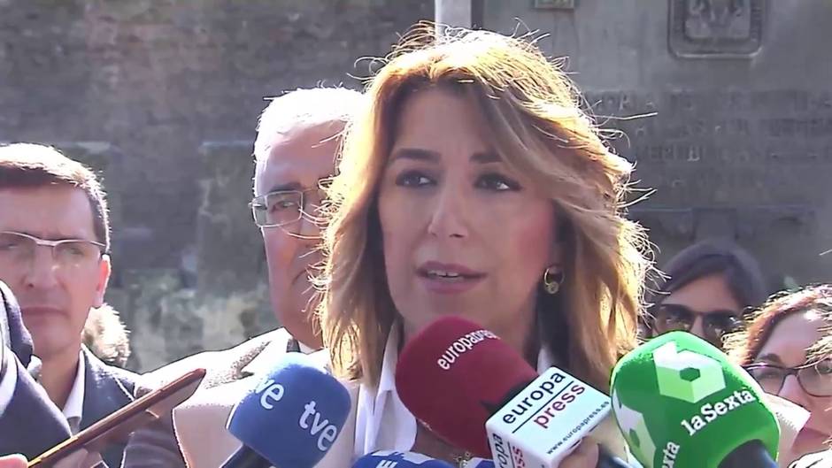 Susana Díaz: "Hoy pasa a la historia en nombre de la justicia"