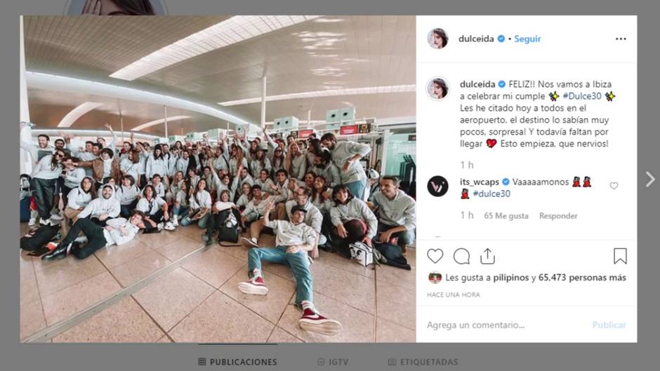 Dulceida viaja a Ibiza con todos sus amigos para el 'Dulce30'