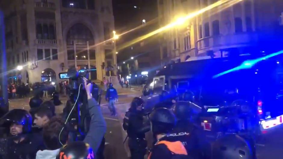 Cargas policiales en Barcelona contra los independentistas