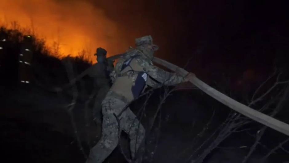 La ciudad mexicana de Tijuana, afectada por los incendios de California