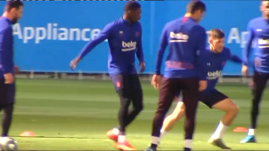 El Barça prepara su partido contra el Valladolid