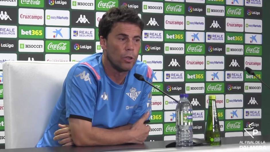 Rubi, sobre el partido del Betis ante el Celta