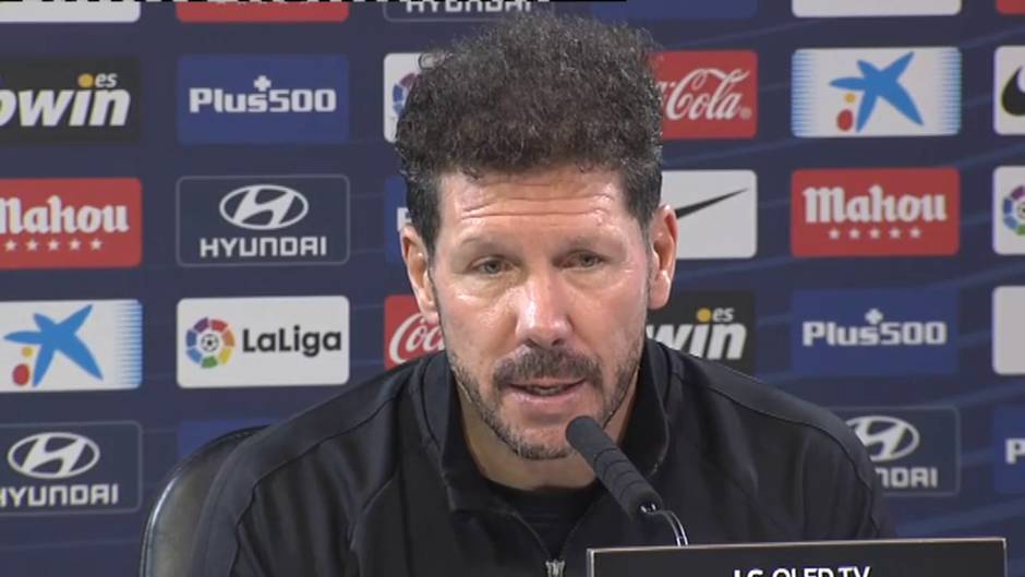 Simeone: "Cuándo se estabilice la Liga veremos qué equipos compiten por cosas importantes esta temporada"