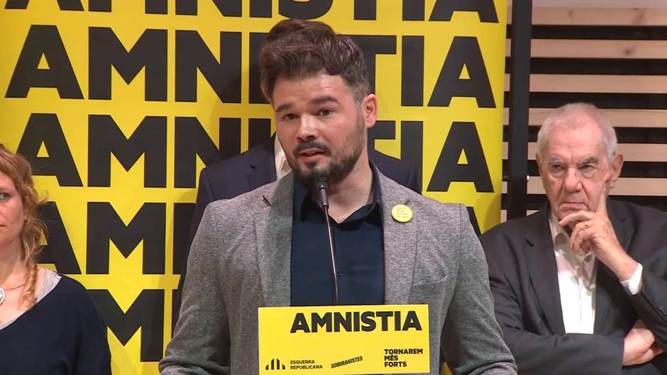 Rufián considera que la visita del Rey "es un acto electoral"