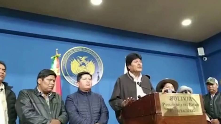 Evo Morales convoca nuevas elecciones en Bolivia