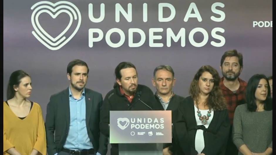 Iglesias a Errejón: "Sé que hoy es el día más difícil de su vida"