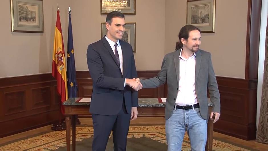 Sánchez e Iglesias anuncian un Gobierno basado en la "lealtad"