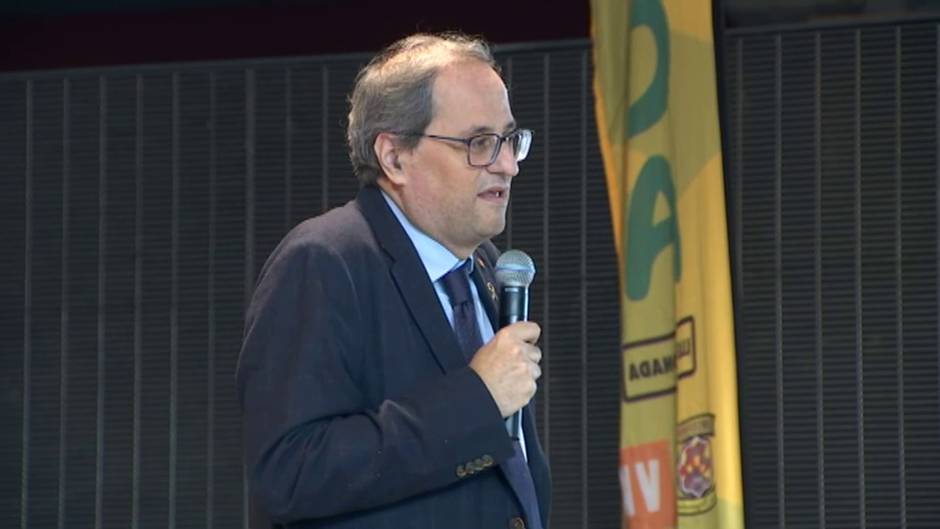 Torra: "No iré al juicio a defenderme de nada, iré a acusar al Estado de vulnerar los derechos de los catalanes"