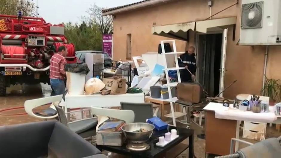 El sureste de Francia permanece en alerta por el temporal