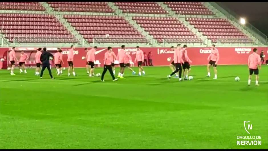 El Sevilla ya prepara su próximo partido ante Osasuna