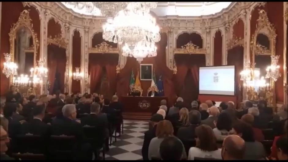 Intervención de Gervasio Hernández Palomeque en el 40 aniversario de la Diputación de Cádiz