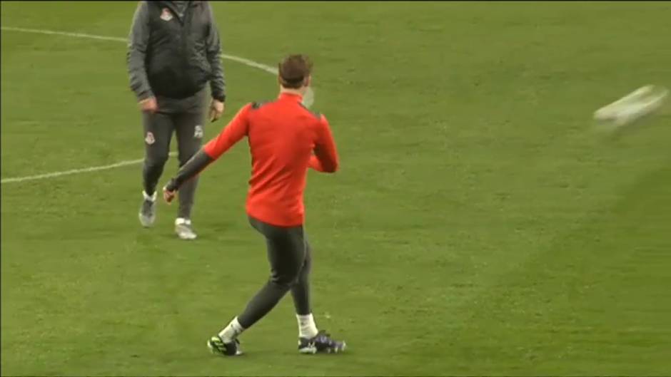 El Lokomotiv ya ha entrenado en el Wanda Metropolitano