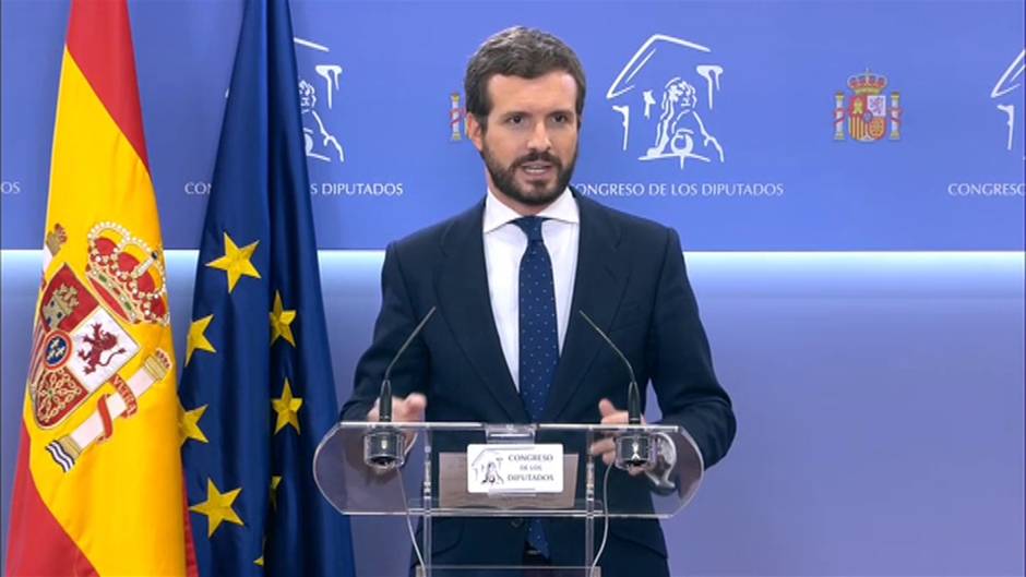 Casado: "Pedro Sánchez ha unido su destino a Junqueras y a Torra"