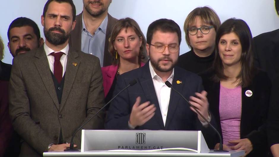 Aragonès señala que el Estado "debe cumplir las sentencias"