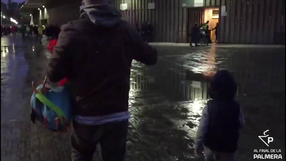 La lluvia, protagonista en la previa del Antoniano-Betis de la Copa del Rey