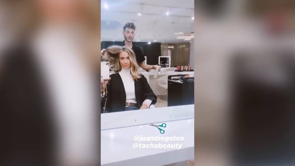 María Pombo recibe al 2020 con nuevo peinado