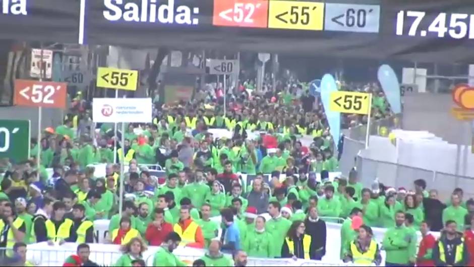 40.000 corredores disfrutan de la San Silvestre vallecana