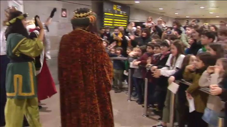 Los Reyes Magos aterrizan en A Coruña