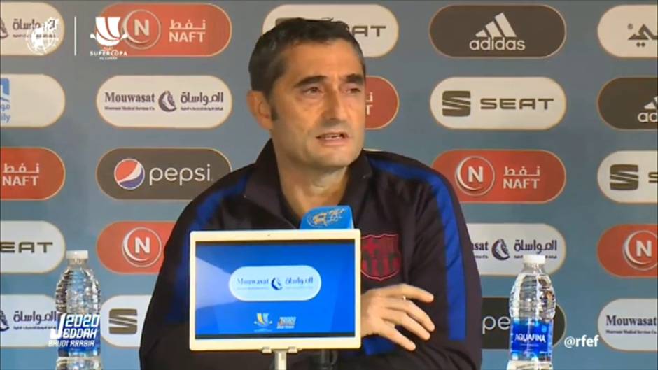 Valverde: "De momento solo tenemos un partido y es el de mañana"