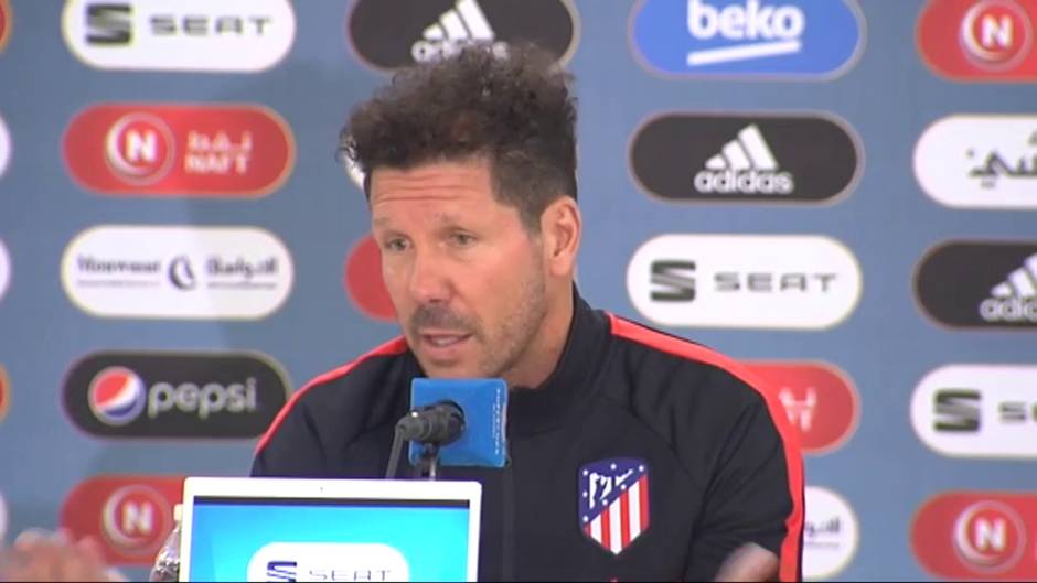 Simeone duda qué centrocampistas poner contra el Barça