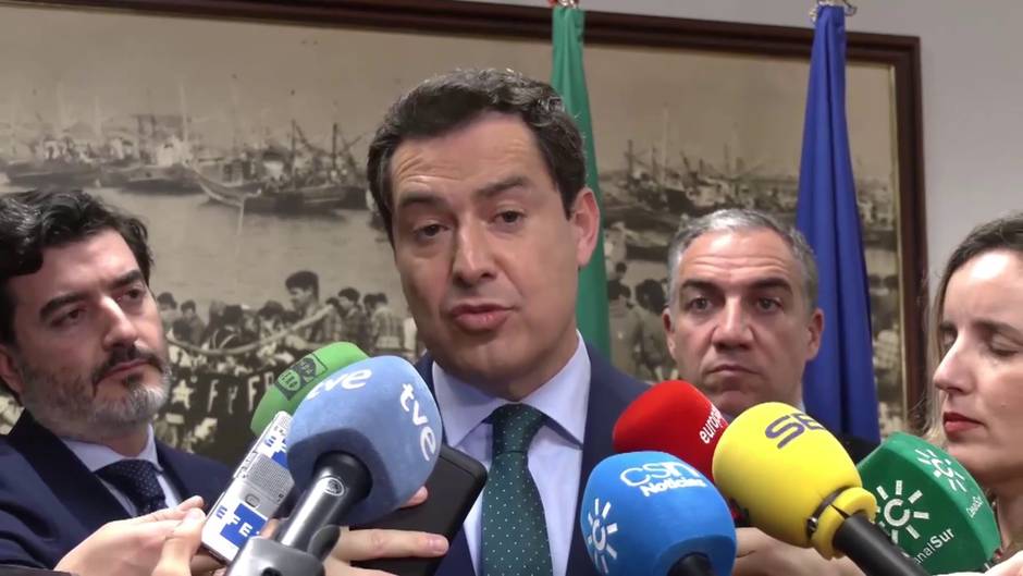 Moreno destaca "políticas similares" en Andalucía y Portugal