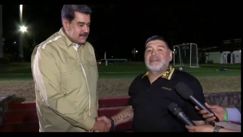 Maduro y Maradona vuelven a mostrar su gran amistad