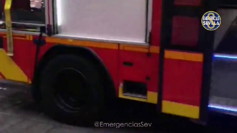 Fuego en una churrería de la calle San Jacinto junto al Altozano